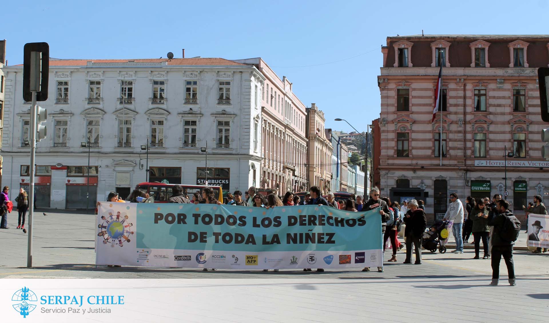 #Valparaíso se moviliza por una Ley Integral de Infancia: ciudadanía marcha Por TODOS los Derechos de TODA la Niñez