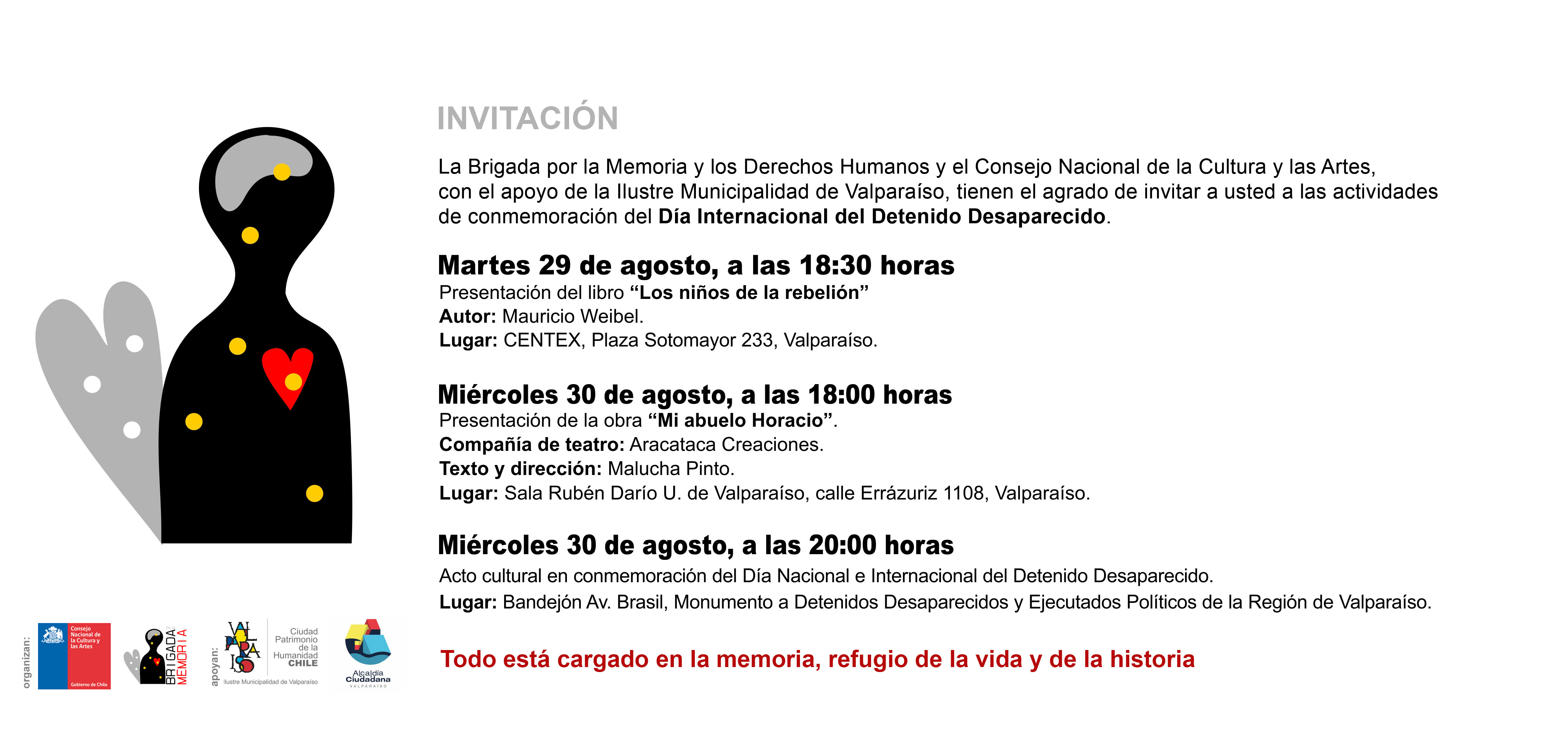 Día del Detenido Desaparecido en Valparaíso