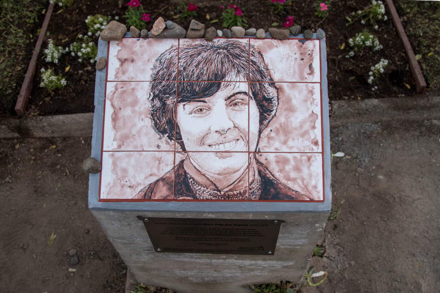 Memorial para Diana Aron: sus ideales y su sonrisa iluminarán un rincón de Ñuñoa